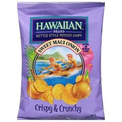 Hawaiian Brand Kettle Chips Sweet Maui Onion - 2oz