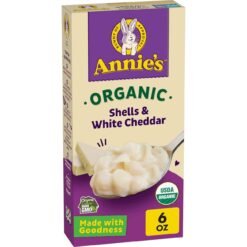 Annie's Homegrown Organic Macaroni & Cheese Shells And White Cheddar - 6oz
