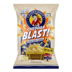 Pirate's Booty Cheddar Blast! Extra White Cheddar Puffs - 4oz