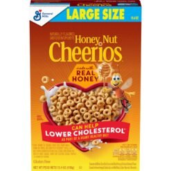 General Mills Honey Nut Cheerios Large Size Box - 15.4oz