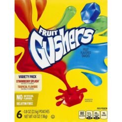 Gushers Fruit Snacks Variety Pack -4.8Oz