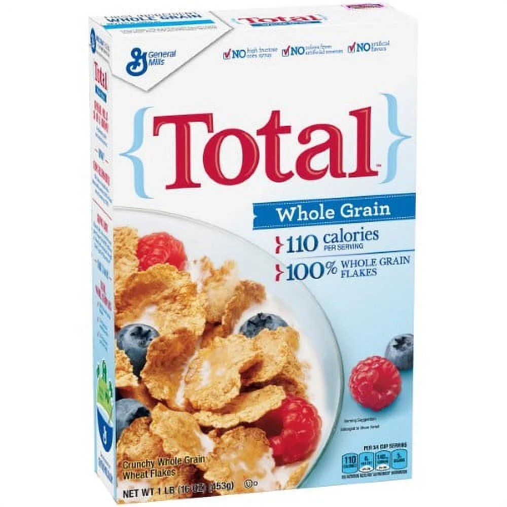 General Mills Total 100% Whole Grain Flakes - 16oz