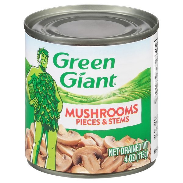 Green Giant Mushrooms Pieces & Stems Can - 4oz