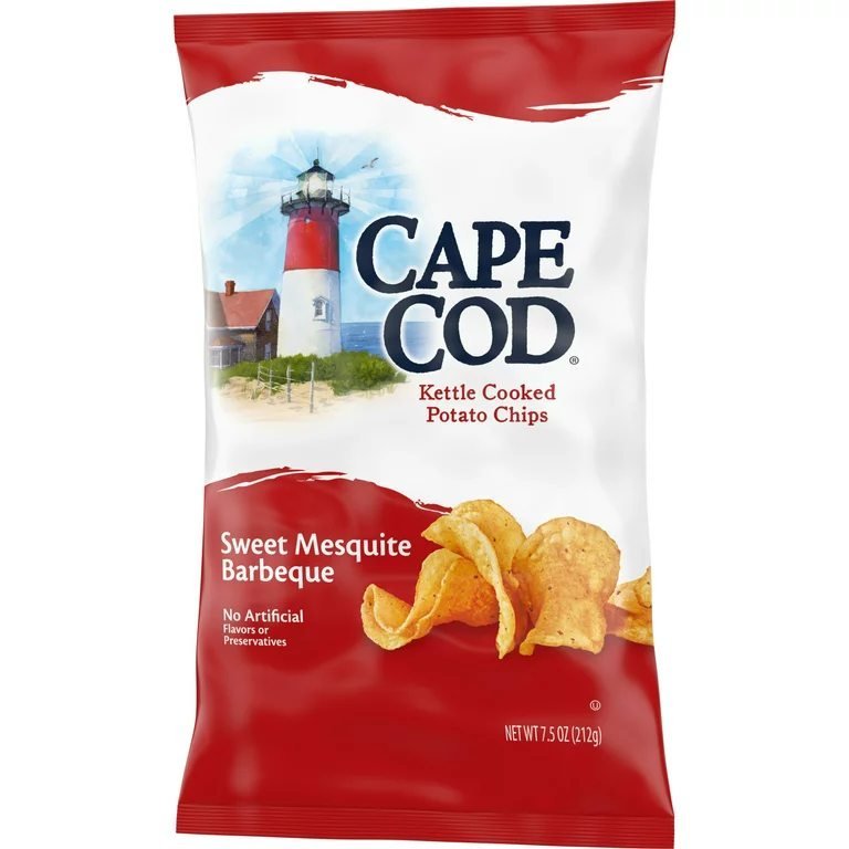 Cape Cod Kettle Chips Sweet Mesquite Barbeque - 7.5oz