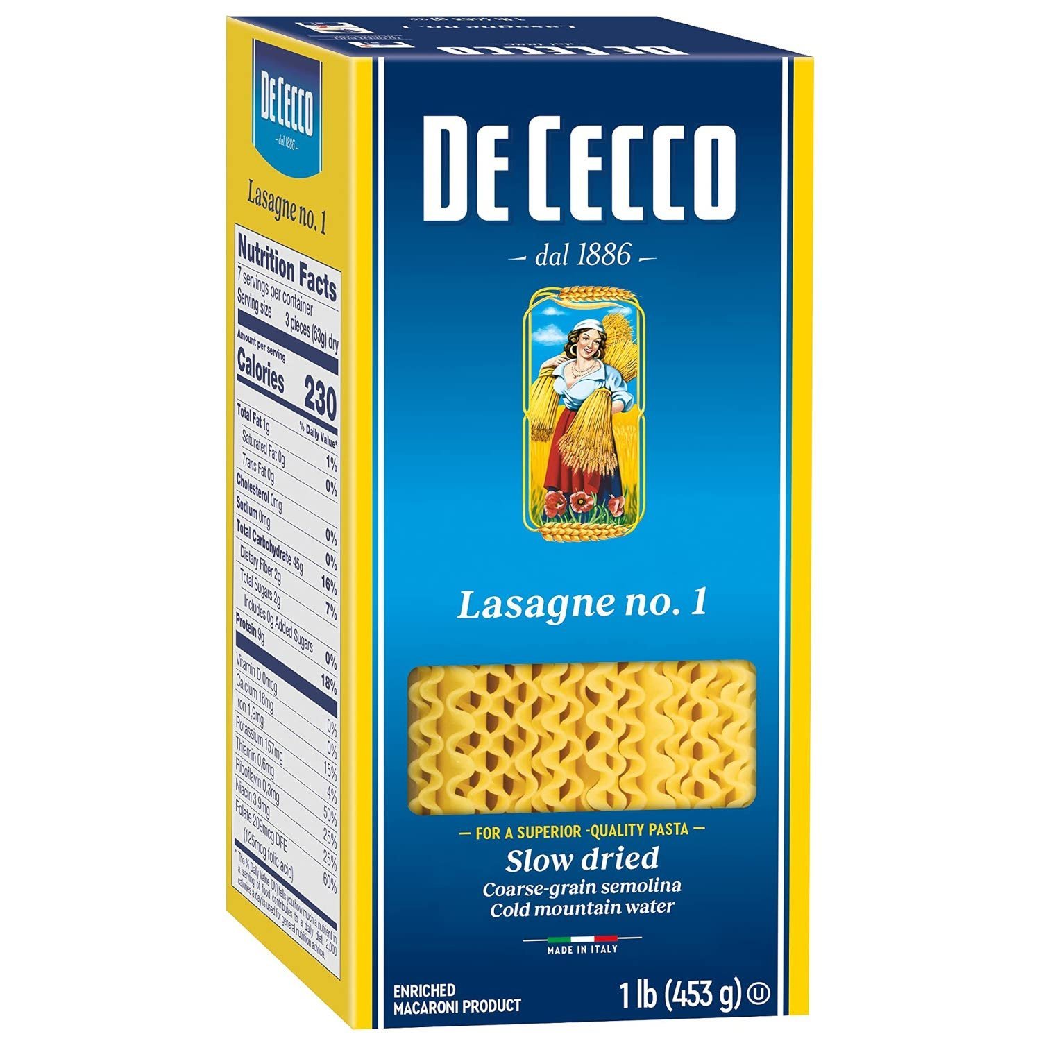 De Cecco Lasagna 1 - 16 Oz