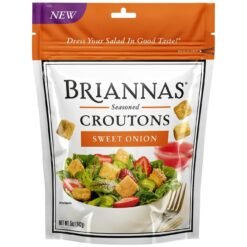Briannas Seasoned Croutons Sweet Onion - 5oz