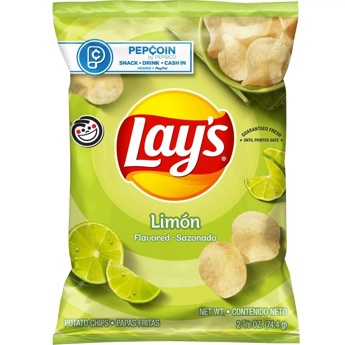 Lays Limon Potato Chips - 2.5oz.
