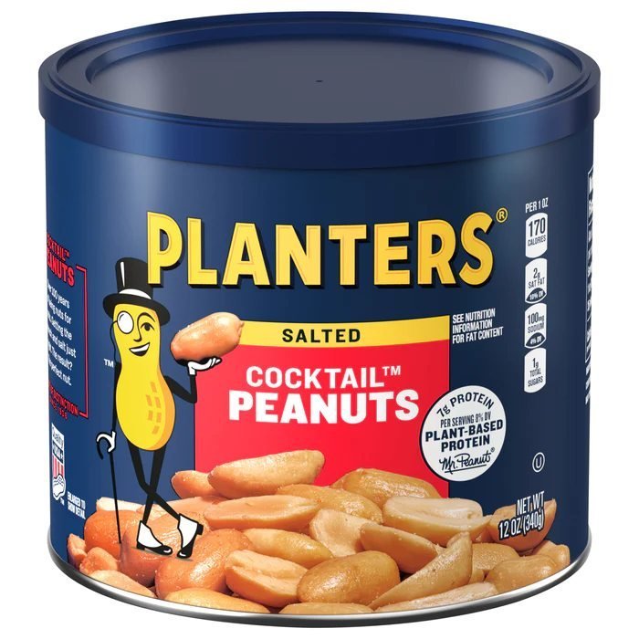 Planters Salted Cocktail Peanuts - 12oz