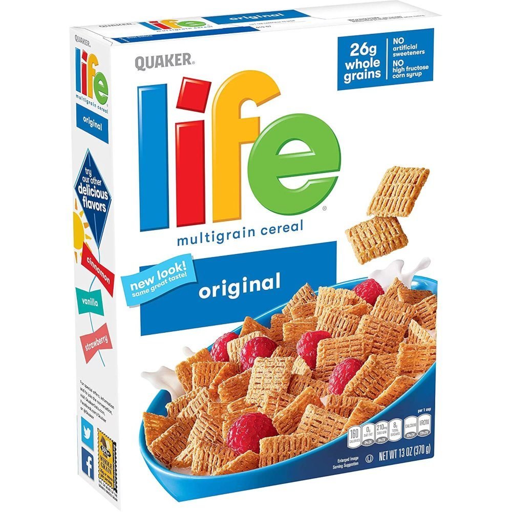 Quaker Life Cereal Regular -13 OZ