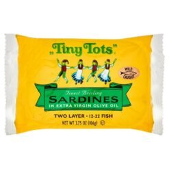 Tiny Tots Sardines In Extra Virgin Olive Oil - 3.75oz