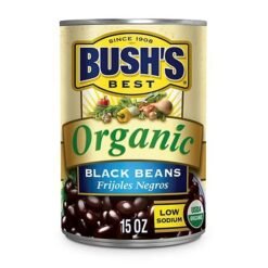Bush Organic Black Beans -15 Oz