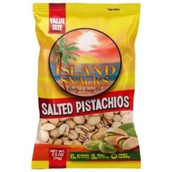 Island Snacks Pistachios Salted  - 2.5 Oz