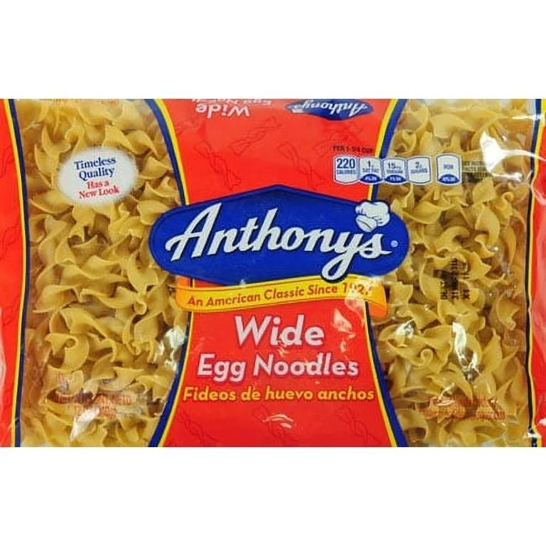 Anthony's Wide Egg Noodles - 12 Oz