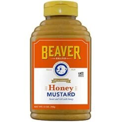 Beaver Mustard Honey Squeeze - 13Oz