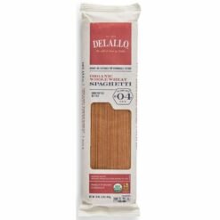Delallo Pasta Organic Whole Wheat Spaghetti - 16oz