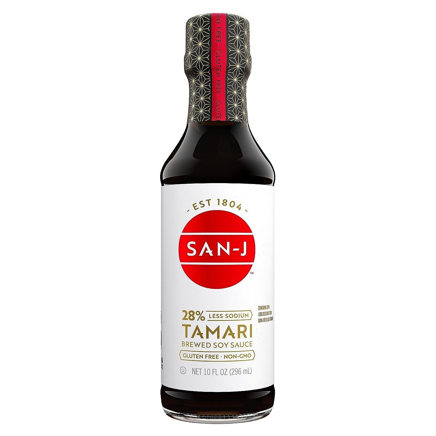 San J Tamari Gluten Free Soy Sauce Reduced Sodium - 10oz
