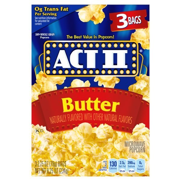 Act II Butter Popcorn -8.25 Oz