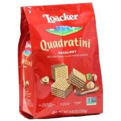 Loacker Quadratini Hazelnut Wafers -8.82 Oz