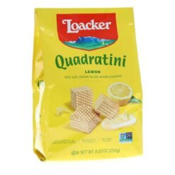 Loacker Quadratini Lemon Wafers - 8.82Oz