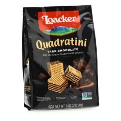 Loacker Quadratini Dark Chocolate Wafers -8.82 Oz