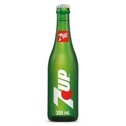 7up Soda Mexican Glass Bottle - 12oz