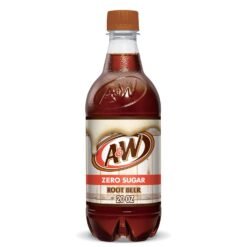 A&W Zero Sugar Root Beer - 20oz.