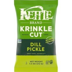 Kettle Chips Brand Krinkle Dill Pickle - 5oz