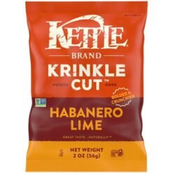 Kettle Chips Small Bag Krinkle Cut Habanero Lime - 2oz