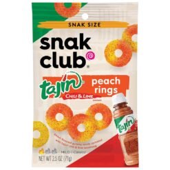 Snak Club Tajin Peach Rings - 2.5oz