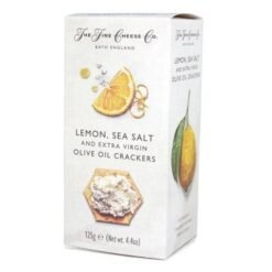 Fine Cheese Co. Lemon, Sea Salt & Extra Virgin Olive Oil Crackers - 4.4oz