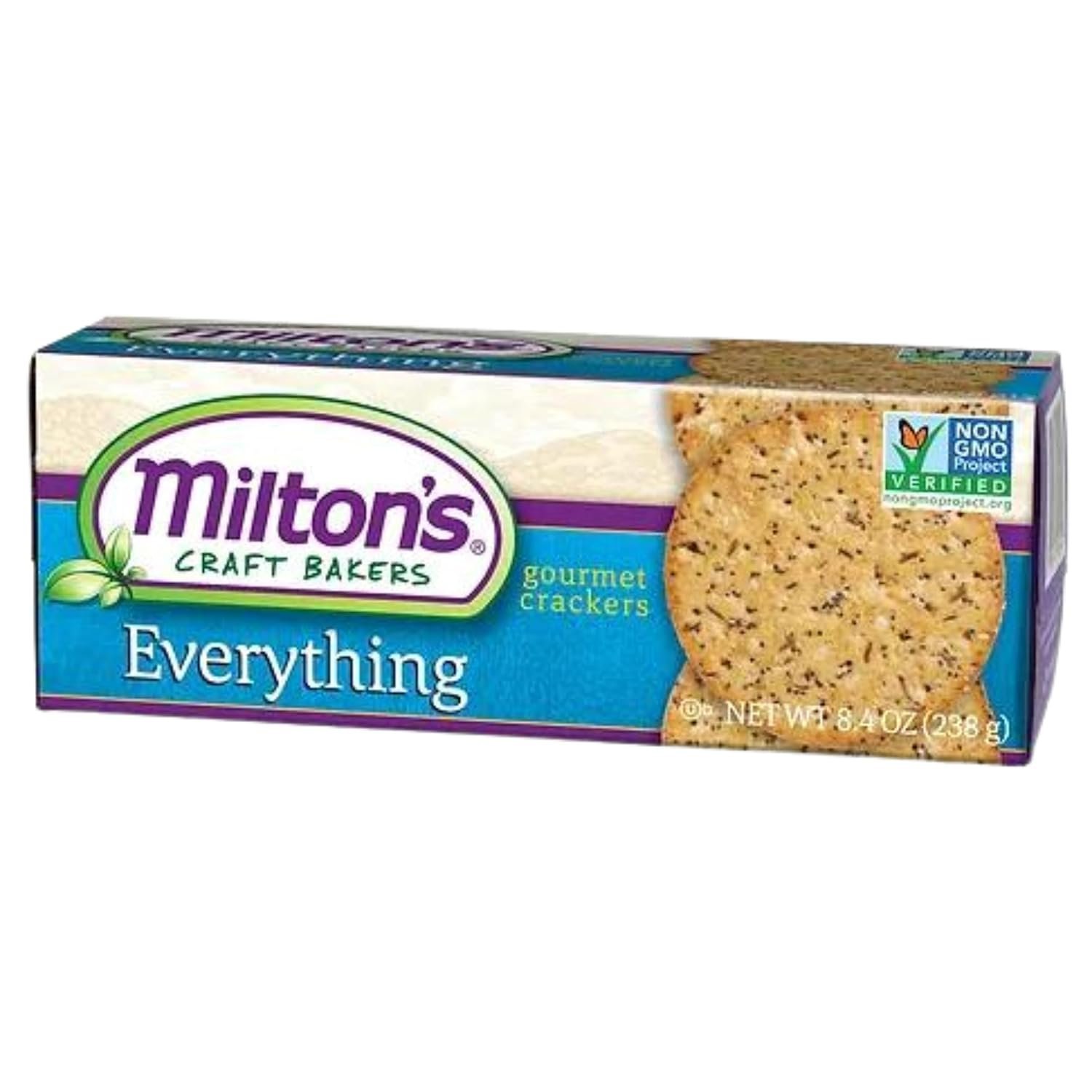Milton's Craft Bakers Gourmet Crackers Everything - 8.4oz
