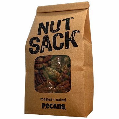 Nut Sack Roasted & Salted Pecans - 12oz