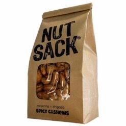 Nut Sack Cayenne & Chipotle Spicy Cashews - 12oz