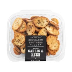 Schwartz Brothers Bakery Organic Garlic & Herb Bagel Chips - 8oz