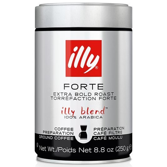 Illy Forte Blend Ground Coffee - 8.8 Oz