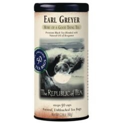 The Republic of Tea Earl Greyer Black Tea Bags - 2.8oz