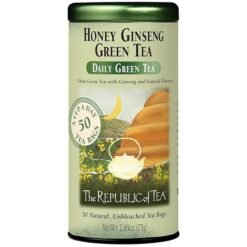The Republic of Tea Honey Ginseng Green Tea Bags - 2.65oz
