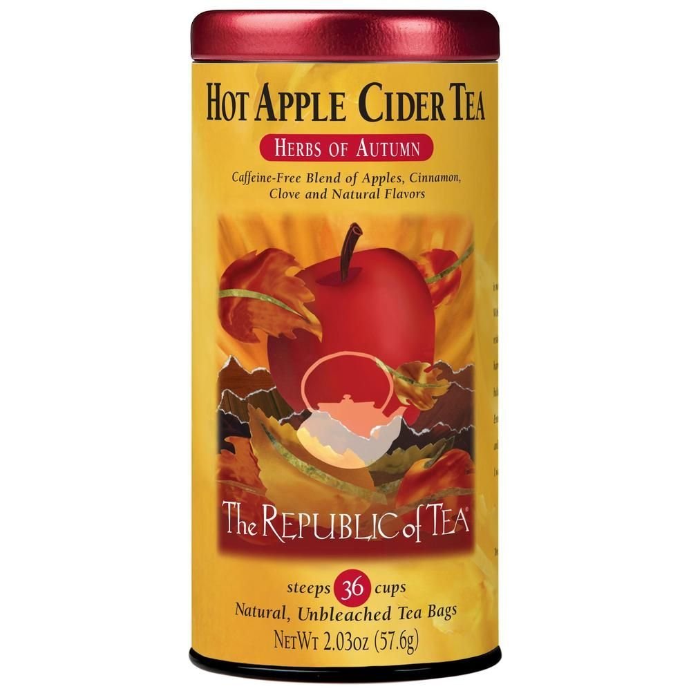 The Republic of Tea Hot Apple Cider Tea Bags - 2.03oz