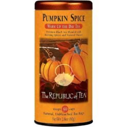 The Republic of Tea Pumpkin Spice Black Tea Bags 50 Ct.