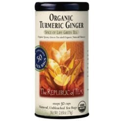 The Republic of Tea Organic Turmeric Ginger Green Tea Bags - 2.65oz