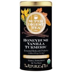 The Republic Of Tea Super Digest Tea Honeybush Vanilla Turmeric - 1.9oz