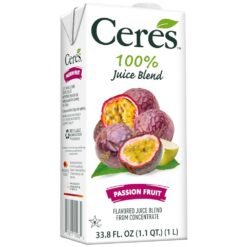 Ceres Passion Fruit Juice - 33.8 Oz