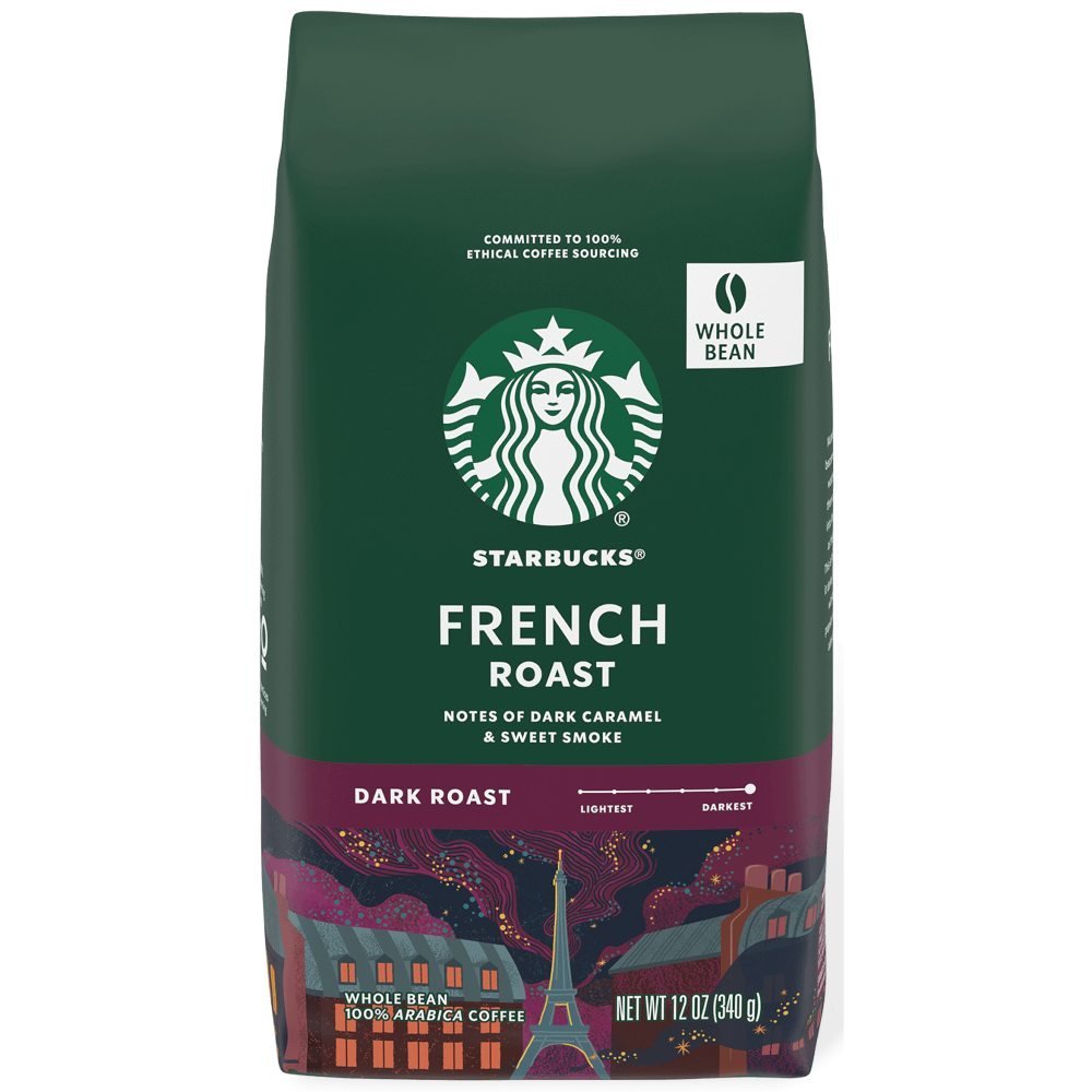 Starbucks Whole Bean French Roast Coffee - 12Oz