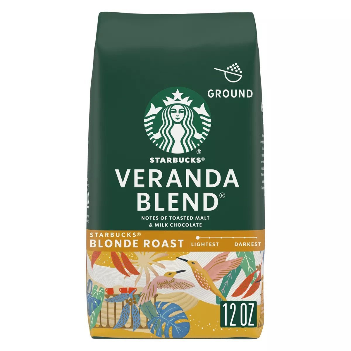 Starbucks Ground Coffee Veranda Blend - 12oz