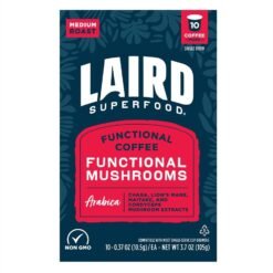 Laird Superfood Medium Roast Functional Mushrooms Coffee Pods - 10ct, 0.37oz
