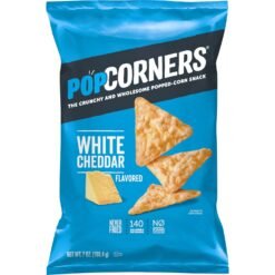 Pop Corners Popped Chips White Cheddar - 7oz