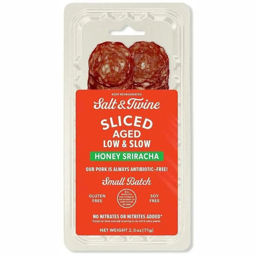 Salt & Twine Sliced Aged Honey Sriracha Salami - 2.5oz