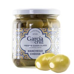 Garcia Cruz Premium Queen Olives Stuffed w/ Manchego Cheese - 14oz