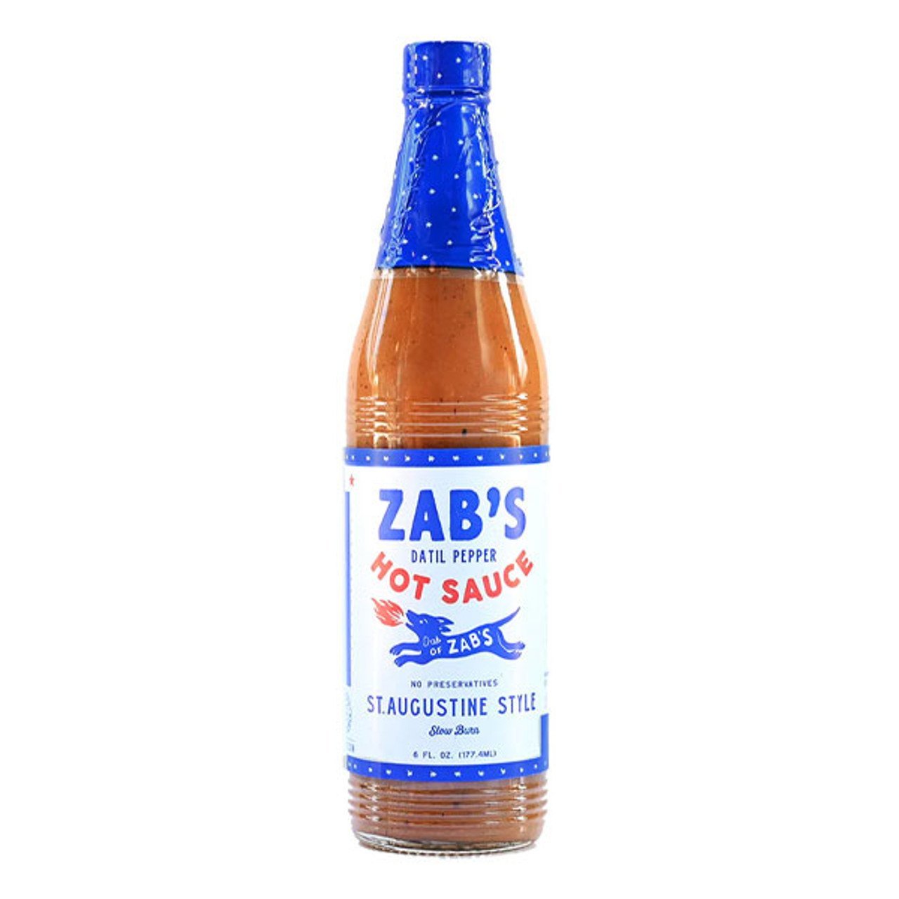 Zab's Hot Sauce St. Augustine Style - 6oz