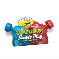 Toxic Waste Slime Licker Double Play Blue Razz & Strawberry - 1.4oz